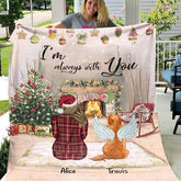 I'm Always With You Personalized Dog Blanket B-NB542